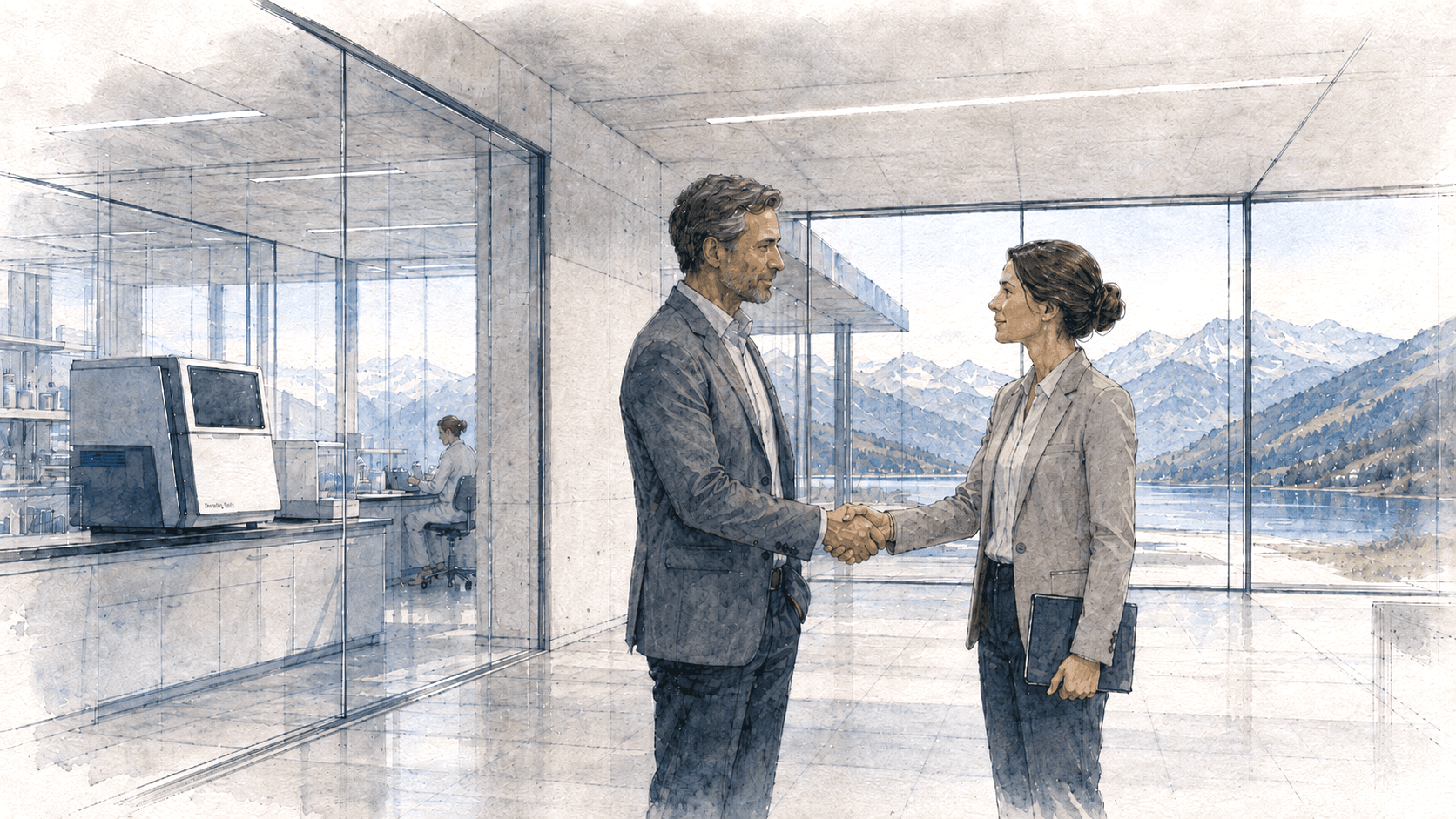 Partner adoption through a trusted genomic handoff